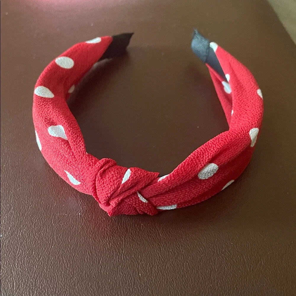 Red Polka Dot Headband